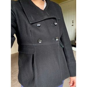 Black Styled Peacoat